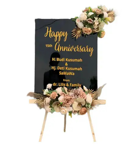 Papan Bunga Akrilik Siman